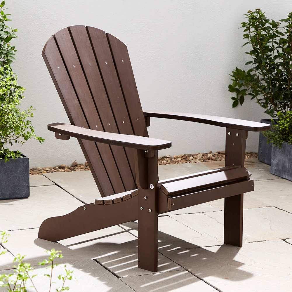 Click to view product details and reviews for Bjørn Adirondack Lounger Dark Brown.